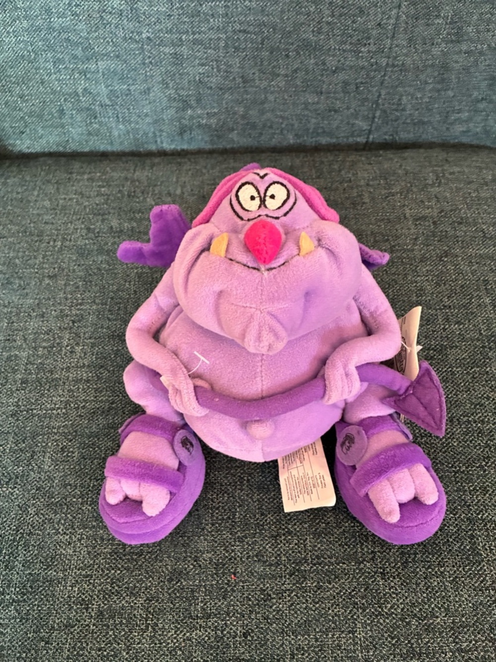 Disney Purple Pain Bean Bag Plush